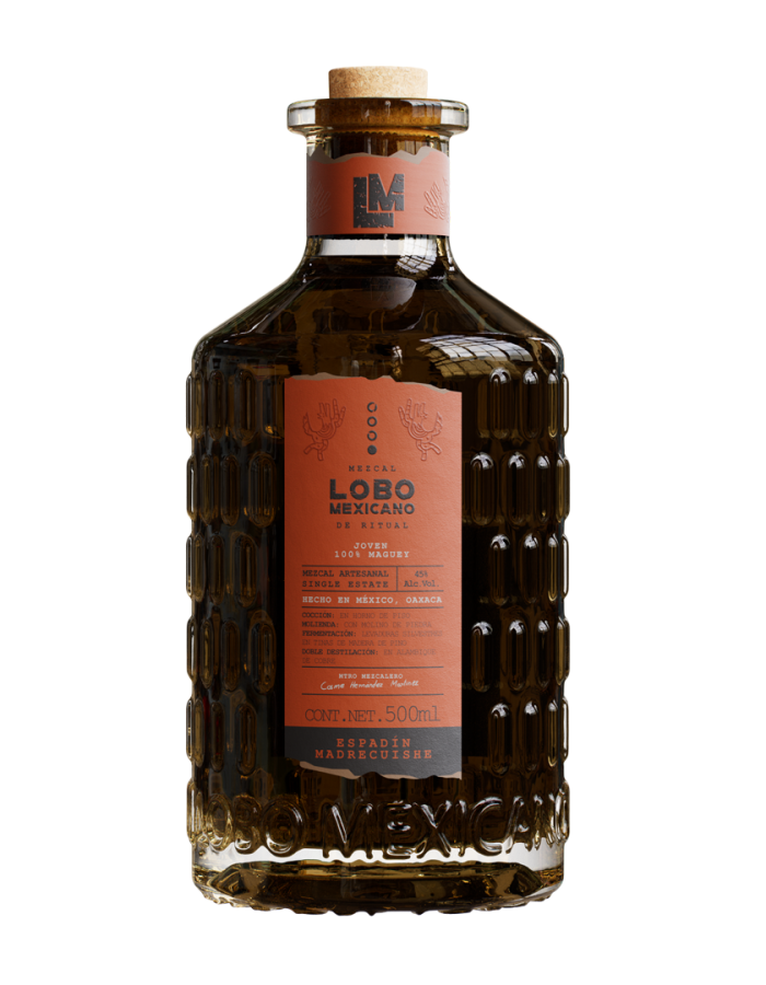 MEZCAL ARTESANAL LOBO MEXICANO ESPADÍN / MADRECUISHE – 45% A.V. / 500ML